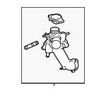1630431121 - Cooling System: Water Outlet for Lexus: GS350, IS300, IS350, RC300, RC350 Image