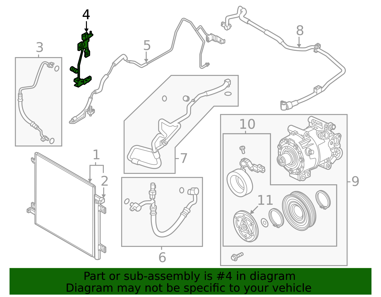 KR9P-61-46X - A/C Pipe - 2024-2025 Mazda | Mazda Swag