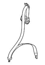 9Y0857805DOZ1 - : Outer Belt Assembly for Porsche: Cayenne Image