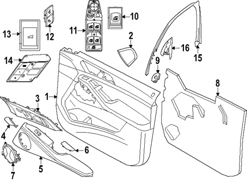 Rear Door for 2024 BMW XM #2