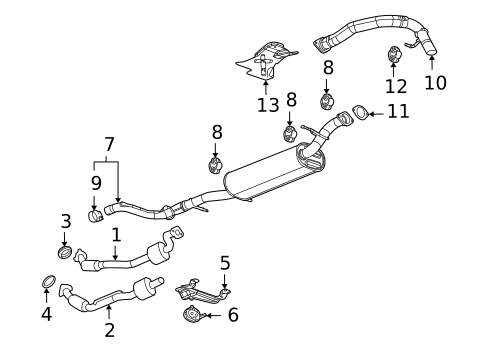 Hardware, Fasteners & Fittings for 2010 Hummer H3T #0
