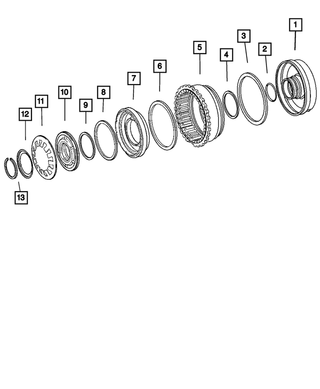52108189AA - Automatic Transmission 5 Speed [DGJ]: Transmission Seal for Mopar Image