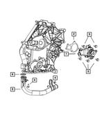 4648952BB - : Water Pump for Mopar Image