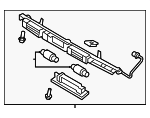 925013M010 - : License Lamp for Hyundai Image