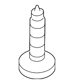 9390345480 - Body: Bumper Cover Screw for Honda: Civic, Fit, HR-V, Insight Image