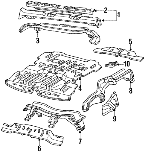 Rear Body for 1986 Honda Civic #1