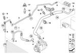 64536920356 - : Pressure Hose Assembly Compressor-Condenser for BMW Image