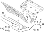 W503273S450B - Body: Hinge Bolt for Ford: Bronco, Mustang Image