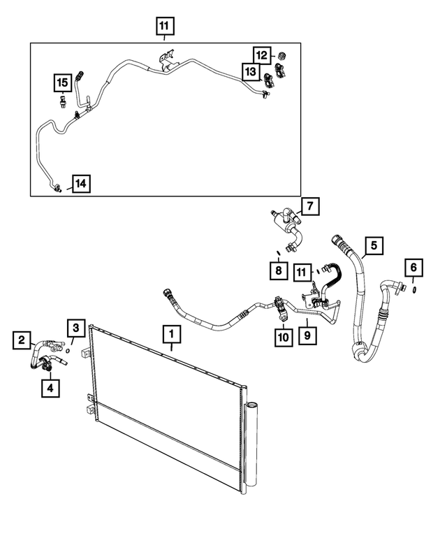 68418144AA - Air Conditioners and Heaters: A/c Line Seal for Mopar Image