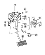 4721735AC - Service Brakes: Brake Pedal And Bracket for Mopar Image