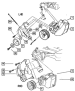 52088139AC - : Power Steering Pump for Mopar Image