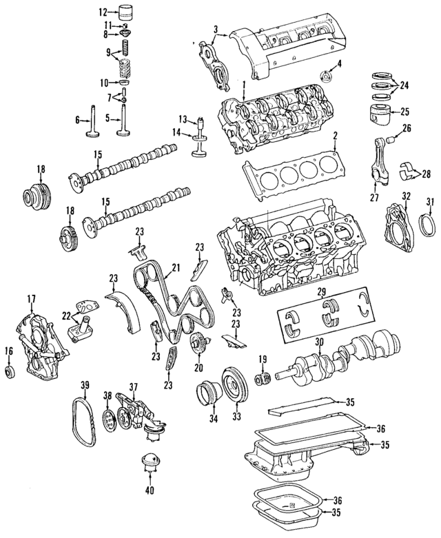 21532228 - Electrical: Engine Crankshaft Position Sensor for Mercedes-Benz Image