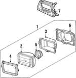 33100SB3671 - : Headlamp Assembly for Honda: Civic Image