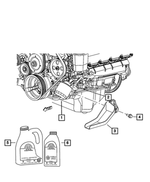 53013710AC - 4.7L Gas; Engine: Splash Guard for Mopar Image