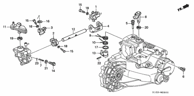 MT Shift Arm for 2001 Honda CR-V #0
