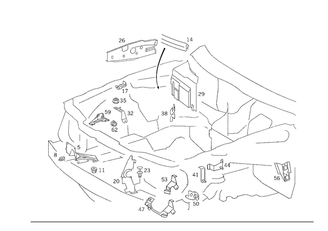 1246280907 - Front Panel: Cover for Mercedes-Benz Image image