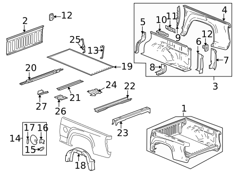 Box Assembly for 2006 Isuzu i-350 #0
