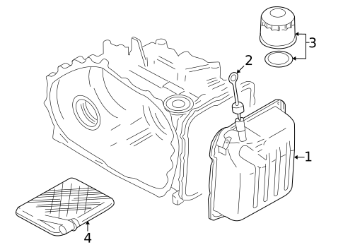 Transaxle Parts for 2002 Mitsubishi Galant #1