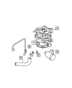 52059628AA - Emission Systems: Canister To Nvld Hose for Jeep: Wrangler Image