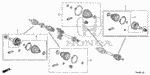 44014TR0A01 - Chassis: JOINT SET, OUTBOARD (GKN) for Honda Image