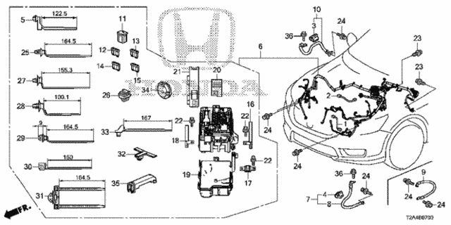 Wire Harness (1) for 2016 Honda Accord #0