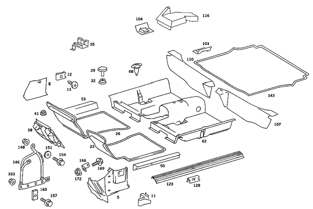 9940645 - Panelling: Securing for Mercedes-Benz Image image
