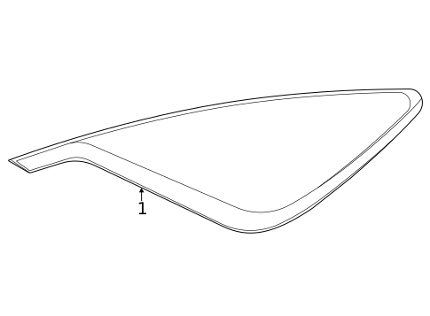 Glass & Hardware for 2025 Genesis GV70 #0