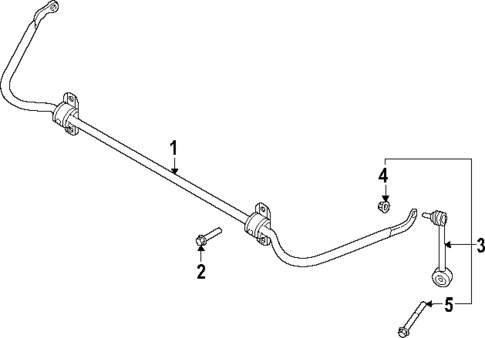 Stabilizer Bar & Components for 2025 Volvo EX30 #0