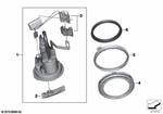 16148403985 - : Fuel Pump Unit With Lever Sensor for BMW-Motorrad Image
