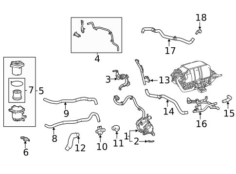 Water Pump for 2020 Toyota Mirai #0