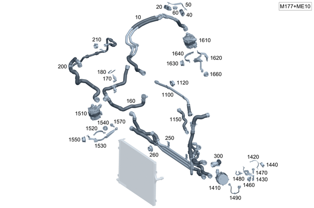 2325015801 - : Hose Line for Mercedes-Benz Image