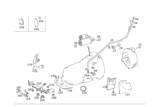 Attached Parts for Transmission, Oil Filler Pipe for 2008 Mercedes-Benz E320 #0