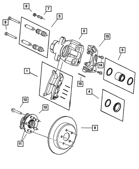 Rear Brakes for 2006 Chrysler Pacifica #0