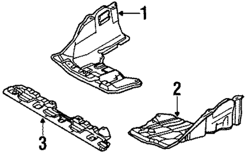 Splash Shields for 1991 Toyota Corolla #0