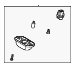 925013A000 - Electrical: License Lamp for Kia: Optima Image