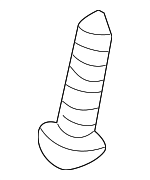 1243104167B - Electrical: License Lamp Screw for Kia: Optima Image