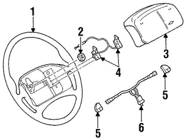 16752010 - Steering: Steering Wheel for GM Image