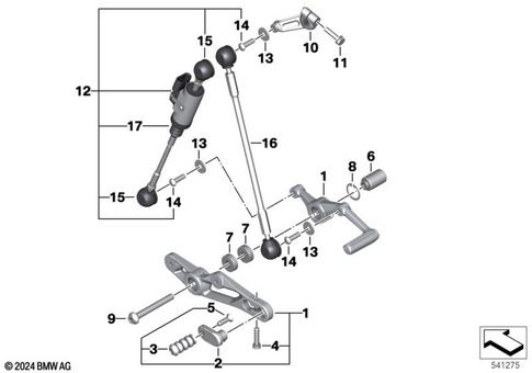 Outside Shift-Control Components for 2022 BMW-Motorrad S 1000 R #0
