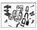 22741509 - Body: Seat Assembly for Cadillac: Escalade | Chevrolet: Tahoe | GMC: Yukon Image