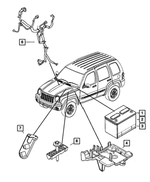BL34F101AA - Electrical: Storage Battery, Latin America, South Africa for Mopar Image