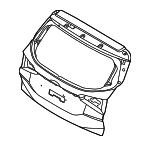 72800Q5330 - Body: Lift Gate for Kia: Seltos Image