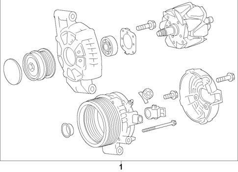Alternator for 2024 Lexus RX350 #1