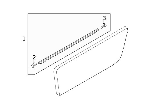 Exterior Trim - Door for 2014 Mazda MX-5 Miata #0