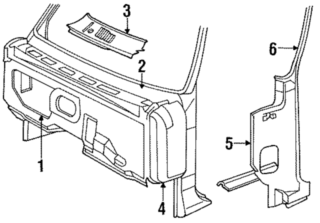 4432102 - Body: Hinge Pillar for Mopar Image