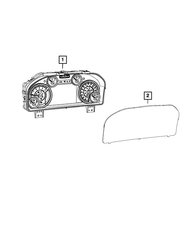 68437735AD - Electrical: Instrument Panel Cluster for Mopar Image