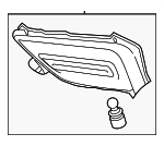 2019-2020 Hyundai Santa Fe - Backup Lamp