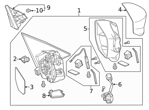 Lane Departure Warning for 2015 Honda Crosstour #1