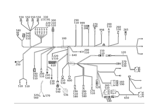 Cockpit Cable Harness for 2006 Mercedes-Benz C 230 #0
