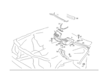 1246280394 - Front Panel: Hose for Mercedes-Benz: 200, 200D, 260E, 280E, 300CE, 300D, 300E, 300TD, 300TE, 400E Image