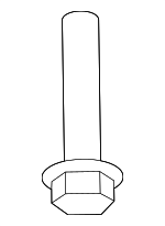 9909835 - Suspension: Suspension Shock Absorber Bolt for Mercedes-Benz Image